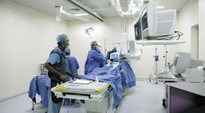 Cath Lab at MIOT Hospitals in Chennai, Tamil Nadu, USA, affiliated to International University School of Medicine (IUSOM), which also has a Branch Campus, namely, IUSOM - Michigan Clinical Campus in Dearborn, Michigan, USA