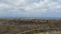 Scenic View of Northern Bonaire Island - View from Seru Largo on the top of a Hill